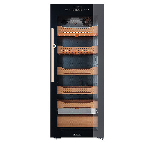 Сигарный шкаф MEYVEL MC-200BK (PRO)