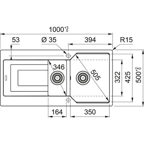 Кухонная мойка FRANKE UBG 651-100 белый (114.0582.283)