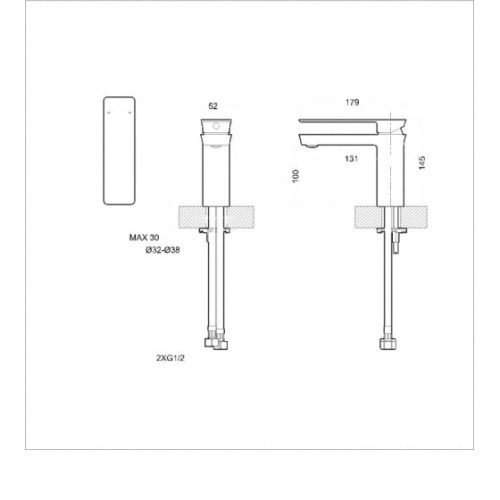Смеситель BRAVAT Phillis F156101C-ENG
