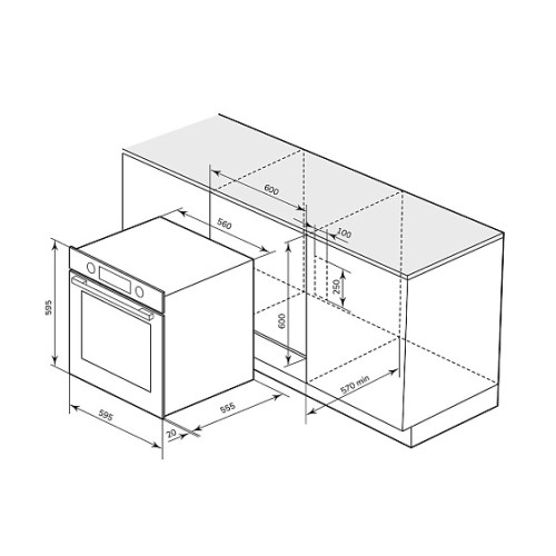 Духовой шкаф MILLEN MEO 603 IX