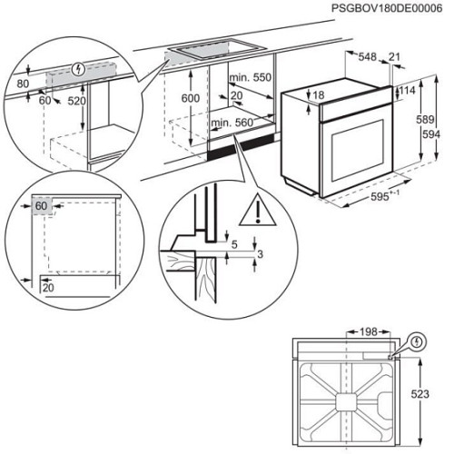 Духовой шкаф ELECTROLUX EOD5C71Z