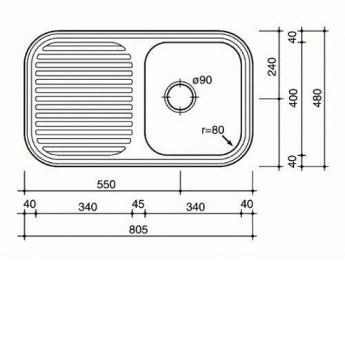 Кухонная мойка REGINOX Regent 10 LUX OKG (box)