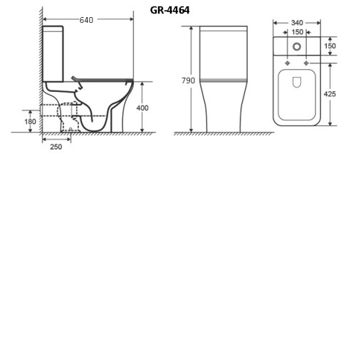 Унитаз GROSSMAN Classic GR-4464S