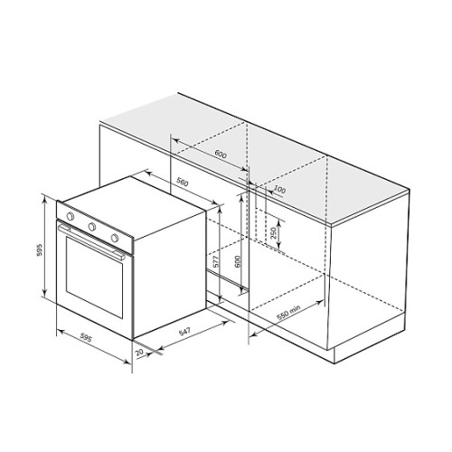 Духовой шкаф MILLEN MEO 6001 IX