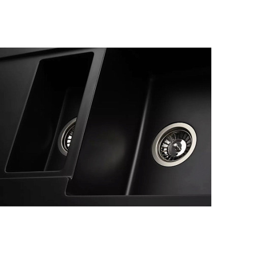 Кухонная мойка KUPPERSBERG MODENA 1,5B2D BLACK METALLIC