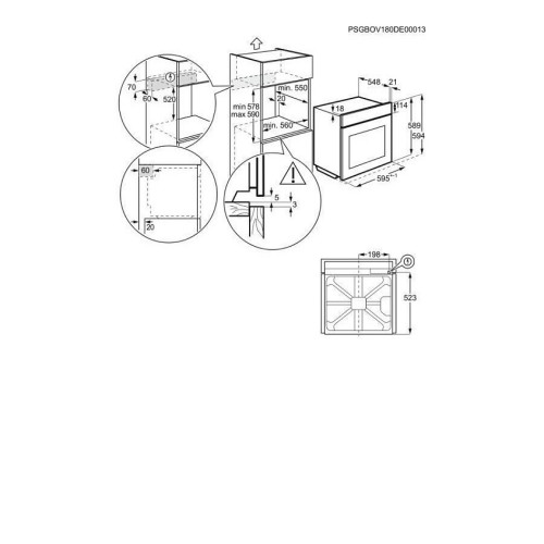 Духовой шкаф ELECTROLUX EOC8P39WX
