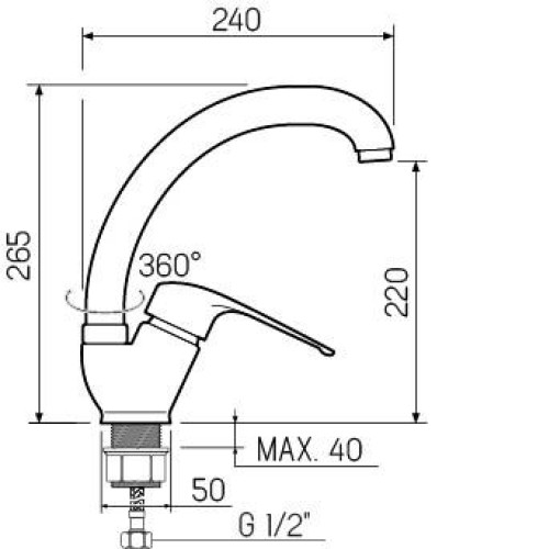 Смеситель РМС SL50-011F