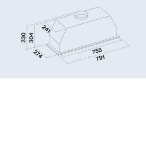 Вытяжка FALMEC GRUPPO INCASSO PRO PLUS (CGPW80.E2P2#EUI410F)