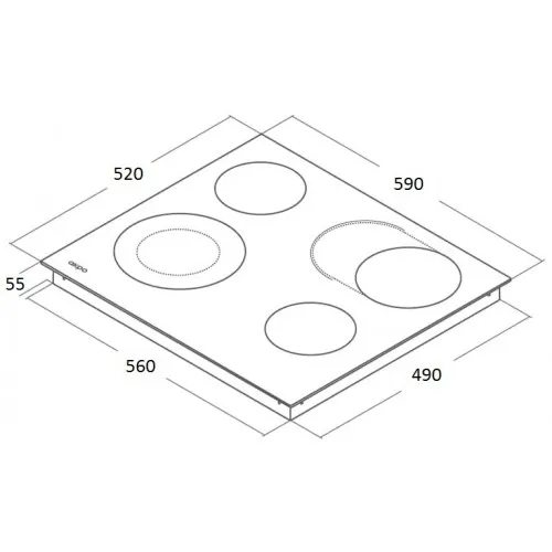 Варочная поверхность AKPO PKA 60 9218 BL