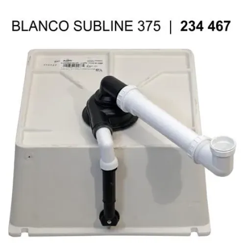 Мойка BLANCO Subline 375-U Ceramic PuraPlus глянцевый белый (523726)