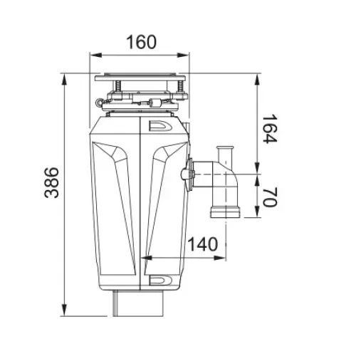 Измельчитель пищевых отходов FRANKE SLIM 125 (134.0715.094)