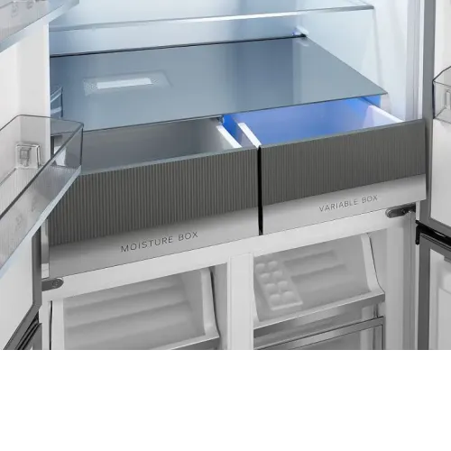 Холодильник WEISSGAUFF WCD 450 Rock Glass NoFrost Inverter