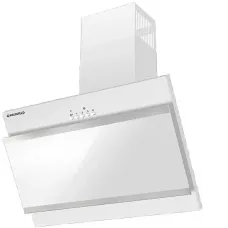 Вытяжка MAUNFELD tower g 50 см white+satin stripes (цвет белый+белое стекло+ вставки сатин)