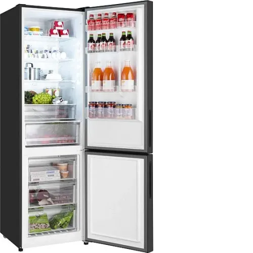 Холодильник WEISSGAUFF WRK 2000 Full NoFrost Inverter Black Glass