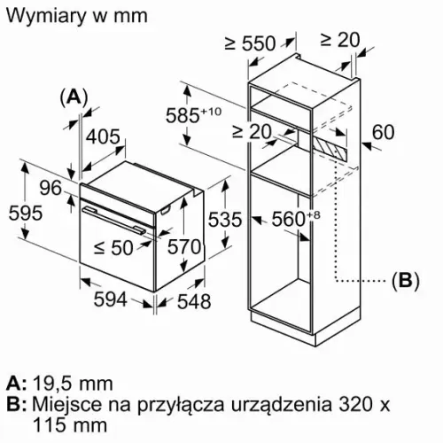 Духовой шкаф BOSCH HBA534EB3