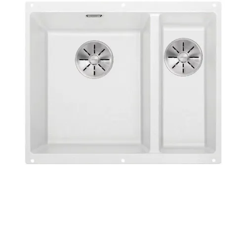 Кухонная мойка BLANCO SUBLINE 340/160-U SILGRANIT 523552 белый