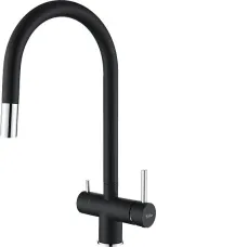 Смеситель RIVELATO Trevi antracite cromo Смеситель RIVELATO Trevi antracite cromo