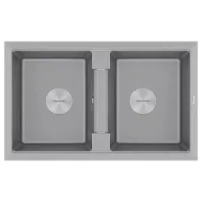 Кухонная мойка PAULMARK Tandem PM238150-GRM Кухонная мойка PAULMARK Tandem PM238150-GRM