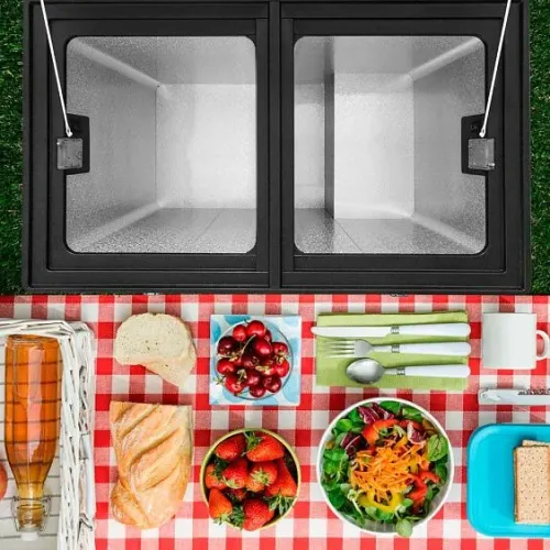 Автохолодильник INDEL B Travel Box STEEL TB118 DD STEEL BLACK