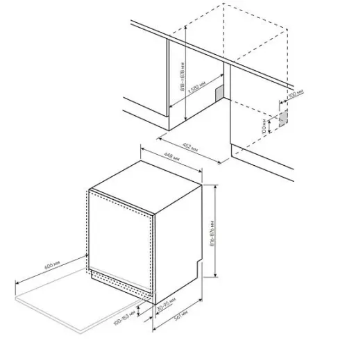 Посудомоечная машина KUPPERSBERG GHS 4526