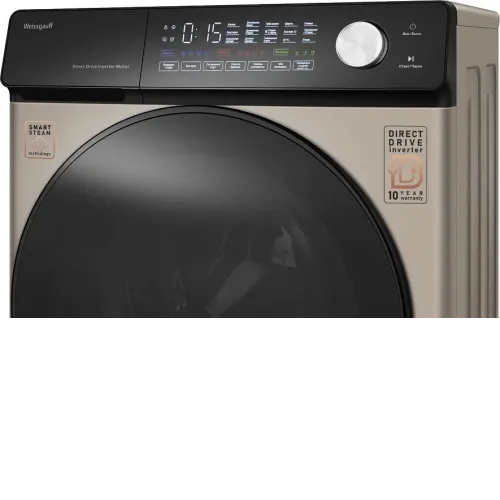 Стиральная машина WEISSGAUFF WM 45126 Steam Direct Drive Champagne