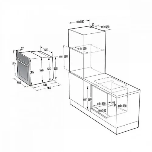 Духовой шкаф GORENJE BSA6138B