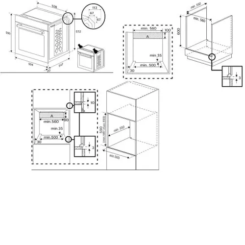 Духовой шкаф GRUNDIG GEBM11300XC