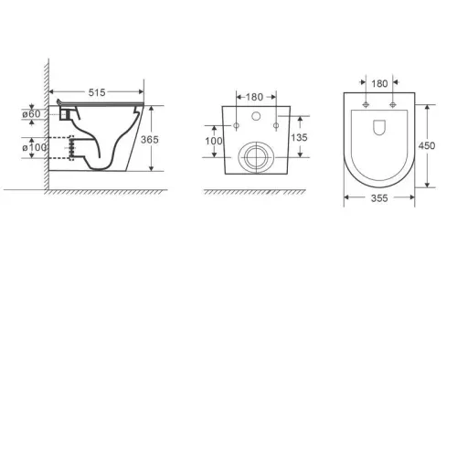 Комплект GROSSMAN инсталляция 900.K31.01.000 + клавиша смыва 700.K31.03.300.300 золото глянцевый + унитаз GR-4478SQ