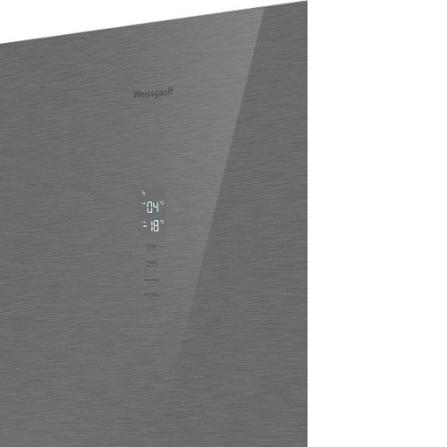 Холодильник WEISSGAUFF WRK 195 D Full NoFrost Inox Glass