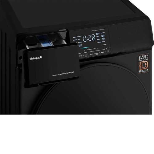 Стиральная машина WEISSGAUFF WM 4927 Direct Drive Inverter Premium Matt Black