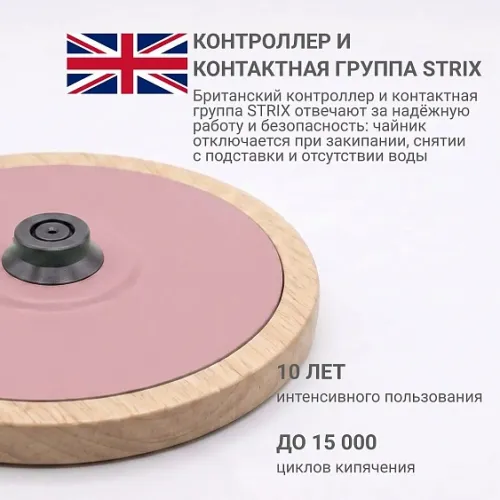 Чайник TESLER KT-1720 DUSTY ROSE