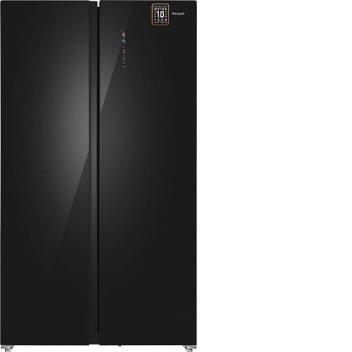 Холодильник WEISSGAUFF WSBS 1036 Inverter NoFrost Premium Black Glass