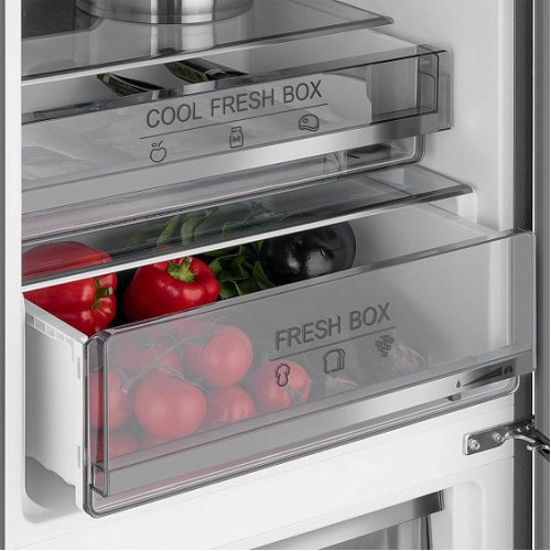 Холодильник WEISSGAUFF WRK 195 D Full NoFrost Inox Glass