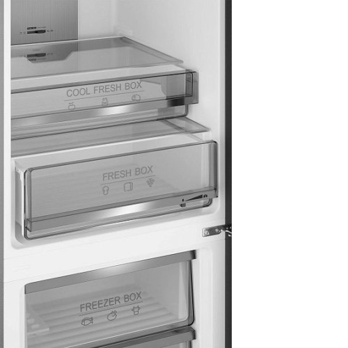 Холодильник WEISSGAUFF WRK 195 D Full NoFrost Inox Glass