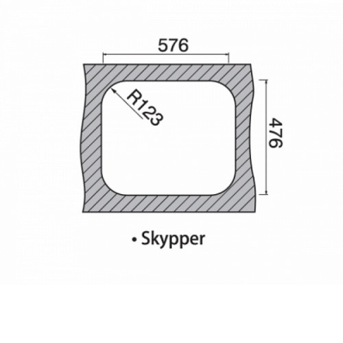 Кухонная мойка RODI Skypper Matt 3,5 x2 (pallet)