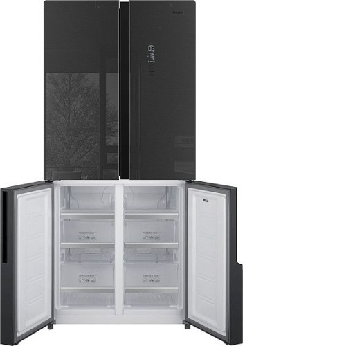 Холодильник WEISSGAUFF WCD 450 Inox Glass NoFrost Inverter
