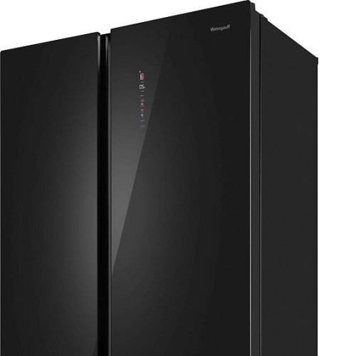 Холодильник WEISSGAUFF WSBS 1036 Inverter NoFrost Premium Black Glass