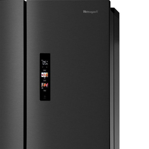 Холодильник WEISSGAUFF WCD 480 Total NoFrost Inverter Silk Inox Built-in