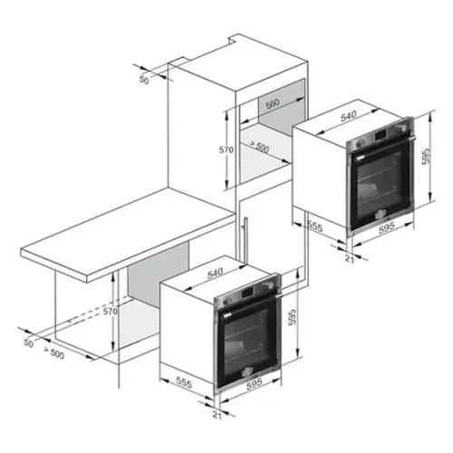 Духовой шкаф KAISER EH 6306 N R