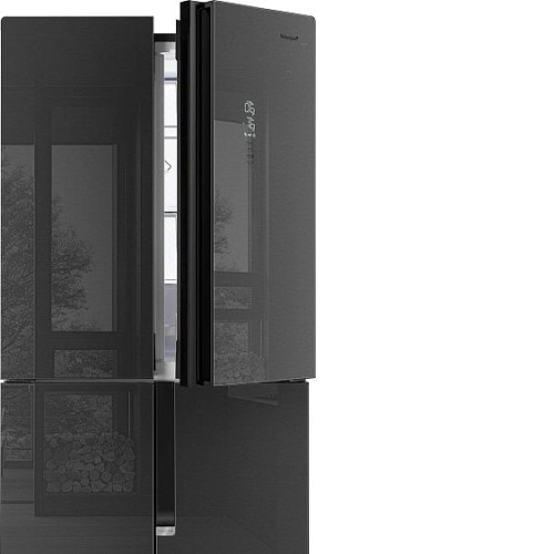 Холодильник WEISSGAUFF WCD 450 Inox Glass NoFrost Inverter
