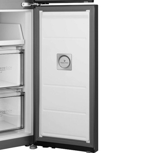 Холодильник WEISSGAUFF WCD 480 Total NoFrost Inverter Silk Inox Built-in