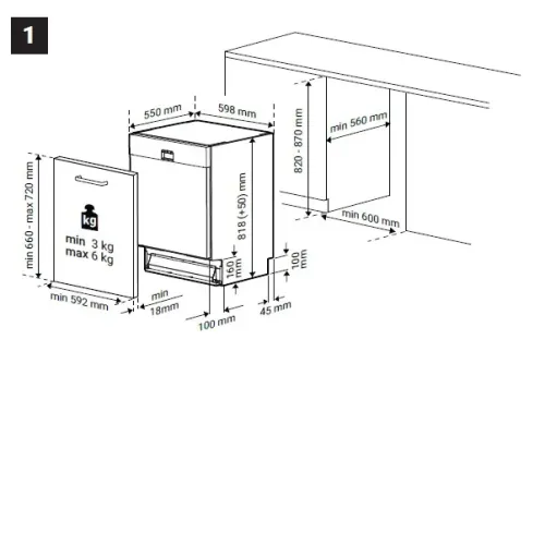 Посудомоечная машина BEKO BDIN1S421