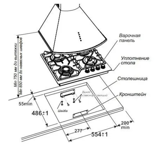 Варочная поверхность GEFEST ПВГ 2232-01 Р12