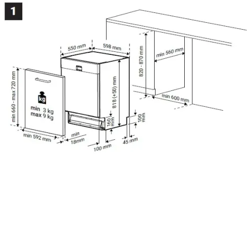 Посудомоечная машина BEKO BDIN15532