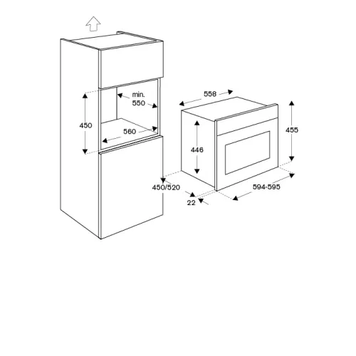 Духовой шкаф BERTAZZONI FPRO4077MTX3