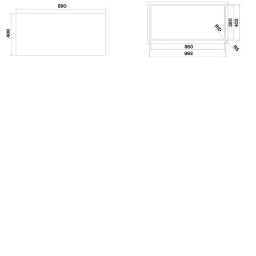 Варочная поверхность FALMEC PIANO INDUZIONE BLACK MATT 88x40 Panoramic (P01F8840.00#ZZZC400F)