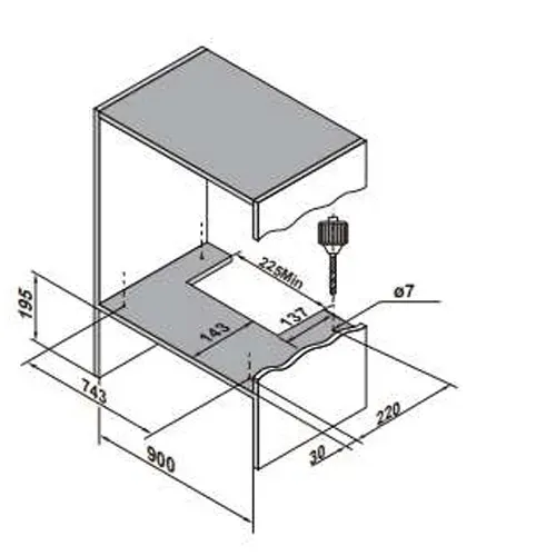 Вытяжка MEFERI SLIDEBOX90BK POWER