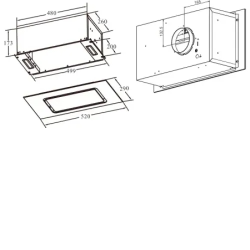 Вытяжка WEISSGAUFF Intense 600 Touch White Glass