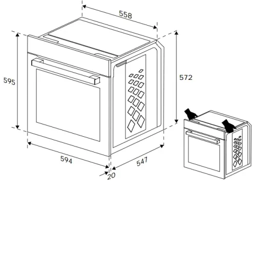 Духовой шкаф BEKO BBIM 12302 X
