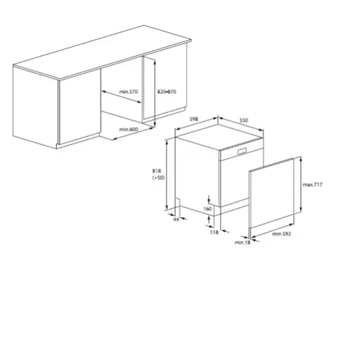 Посудомоечная машина BEKO BDIN1S532